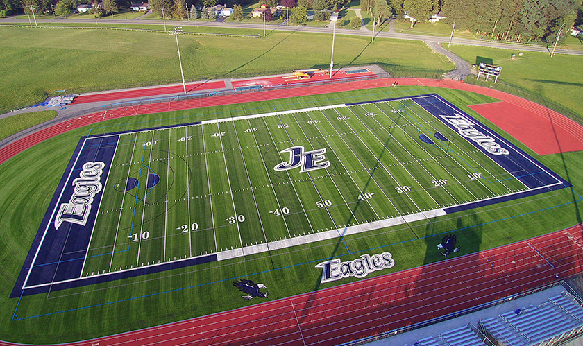 Jordan-Elbridge High School Eagles Flying High with New A‑Turf Athletic Field
