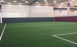 A-Turf at Life Time Fitness indoor facility with artificial grass in Parker, CO