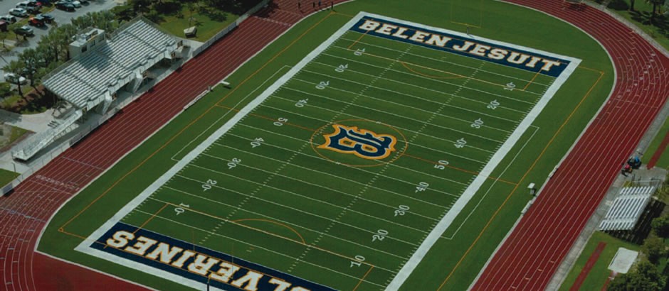 A-Turf Titan on athletic synthetic turf field at Belen Jesuit Prep Schoolk in Miami, FL