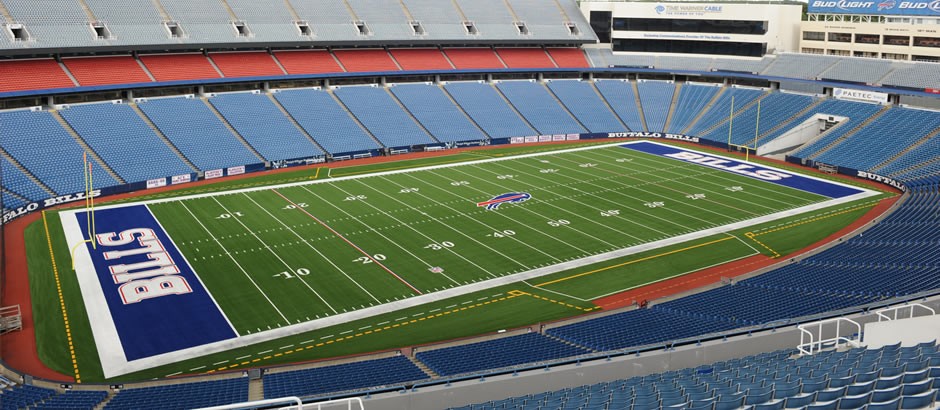 A-Turf Titan synthetic turf field at Buffalo Bills