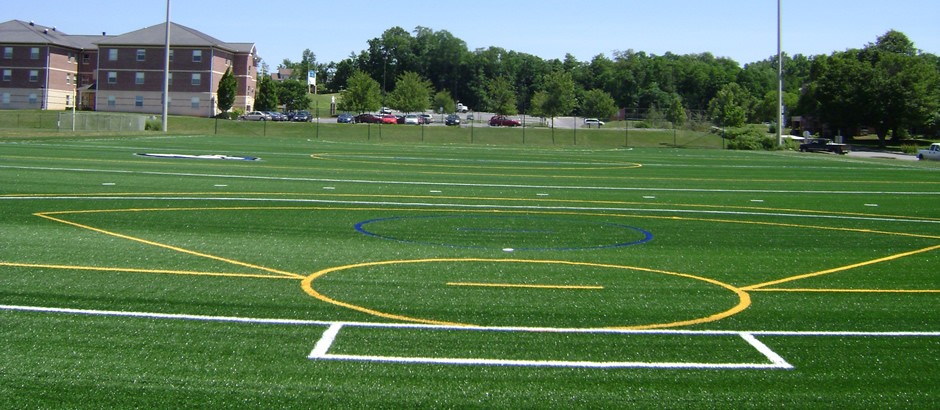 A-Turf synthetic turf field replacement project at Elizabethtown College in PA