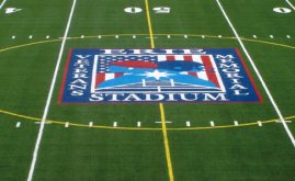 A-Turf football & soccer synthetic turf field at Erie Veterans Stadium in Erie, PA