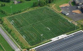 Multi-sport A-Turf artificial grass fields at Hempfield High School in Landisville, PA