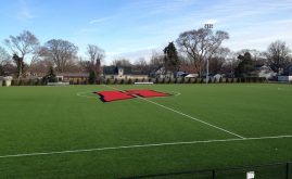 A-Turf artificial grass soccer field at Holland Public Schools in Michigan