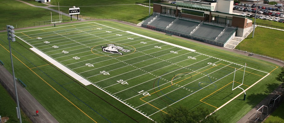 A-Turf multi-sport synthetic turf field at Morrisville State College - State University of New York
