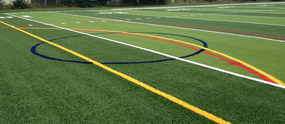 A-Turf Titan synthetic turf field system at Mulroy Park Pierce Field in Buffalo, NY