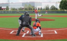 A-Turf artificial turf field system at Wheaton College all-synthetic turf basbeall field