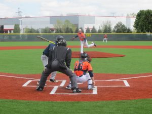 A-Turf system at Wheaton College all-synthetic turf basbeall field