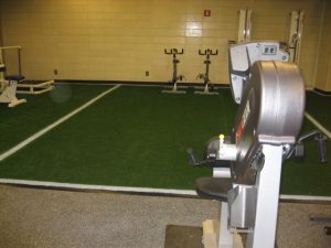 A-Turf at New York Yankees workout room at Yankee Stadium