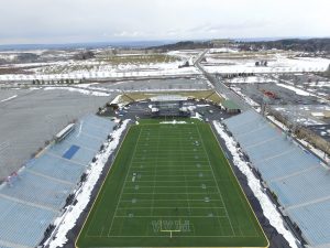 Hershey Park Stadium Construction on 2/5/2016