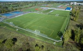 multi-sports fields with synthetic turf