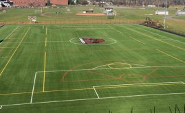 SUNY Potsdam synthetic turf field