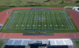 A-Turf football field at Niagara Falls High School