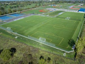 Niagara Falls Sports Complex, featuring 9 A-Turf fields and 711,000 s.f., was installed in 2015.