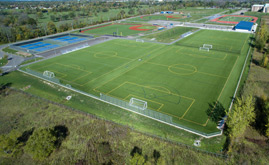 Niagara Falls Sports Complex, featuring 9 A-Turf fields and 711,000 s.f., was installed in 2015.