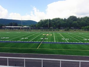 Notre Dame High School’s 83,000 s.f. A-Turf® Titan multi-sport field was installed in 2014.