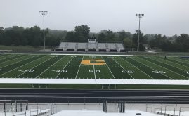 clarkston high school artificial grass field turf field