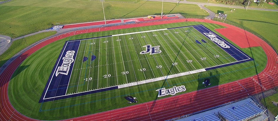 Jordan Elbridge Eagles artificial grass field turf field