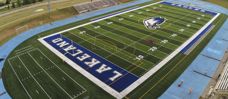 lakeland huron valley school artificial grass field turf