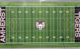 amherst tigers artificial football field turf