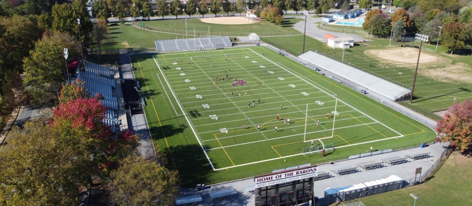 manheim central artificial turf football field